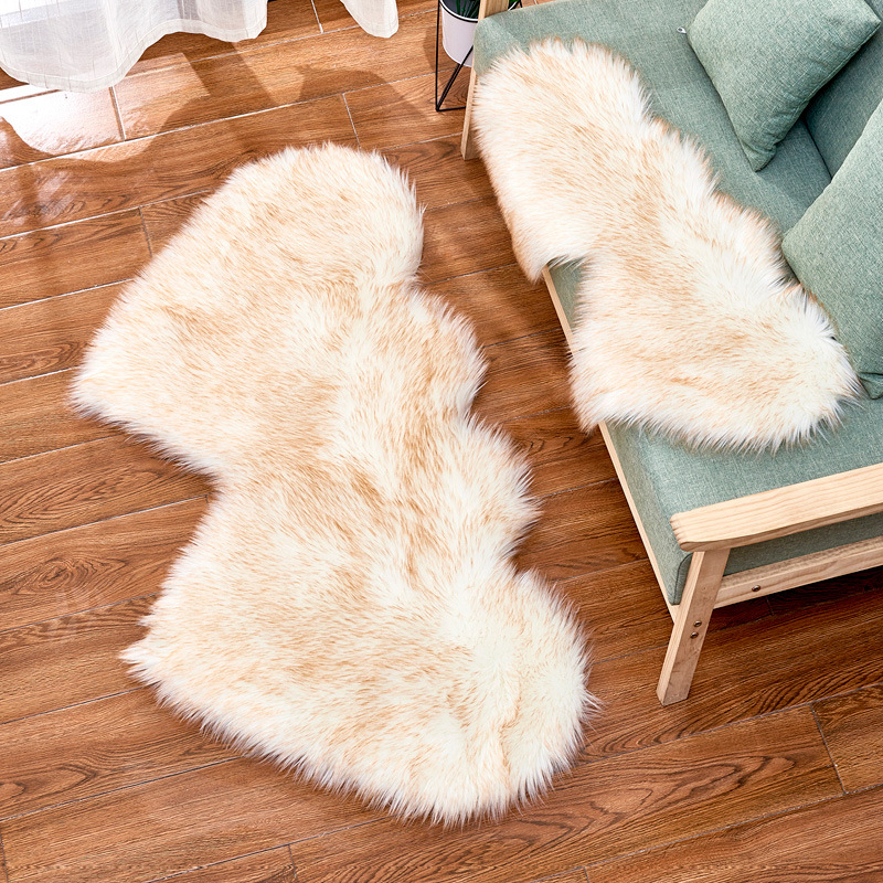 white heart rug