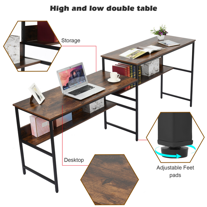 Work Table with Shelves