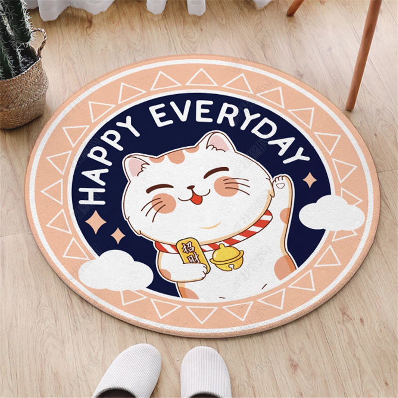 cute round rug for kids room