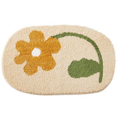 cute blossom rug for nursery