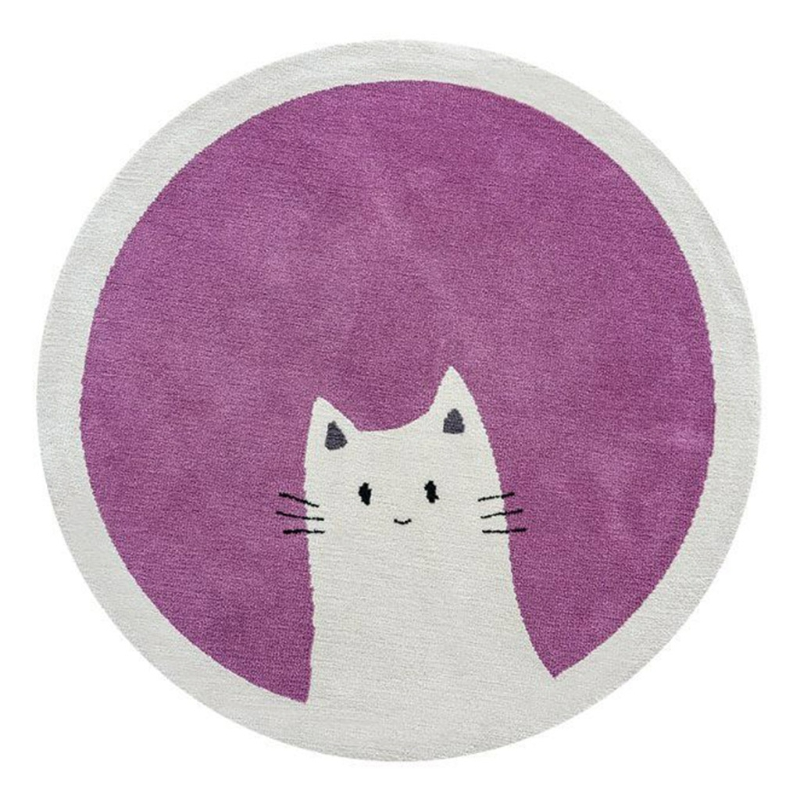 cute round rug