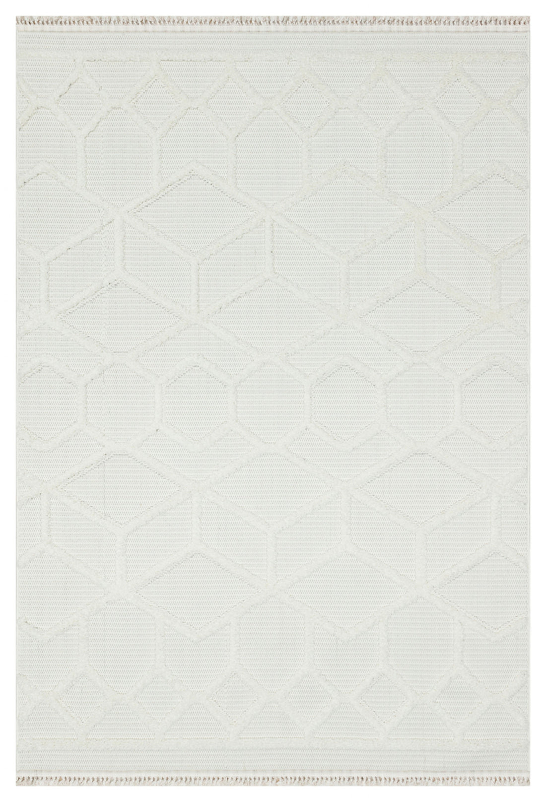 handweaving soft rug white