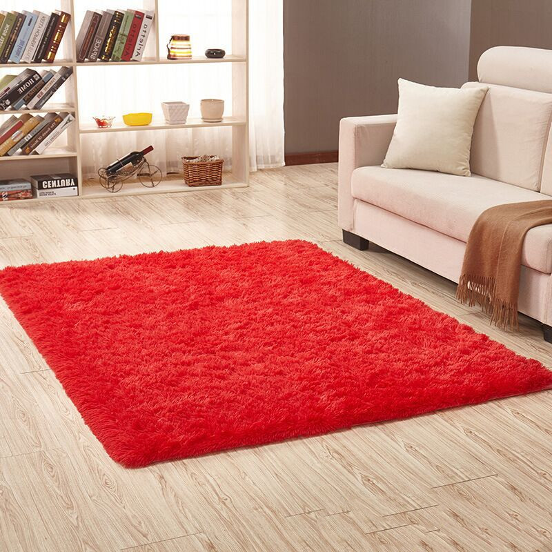 Ultra Soft Comfort Rug Red