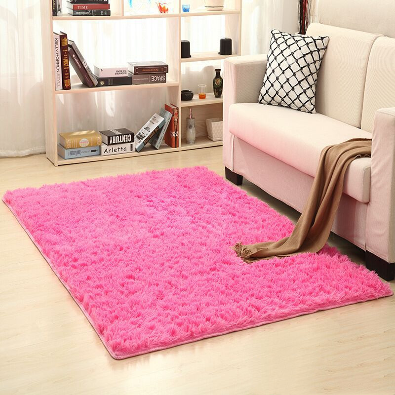 Ultra Soft Comfort Rug Rose Red