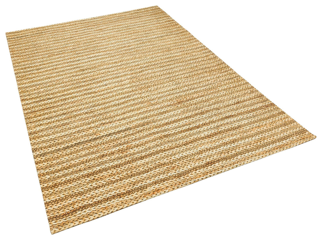 Knitted patterned print rug