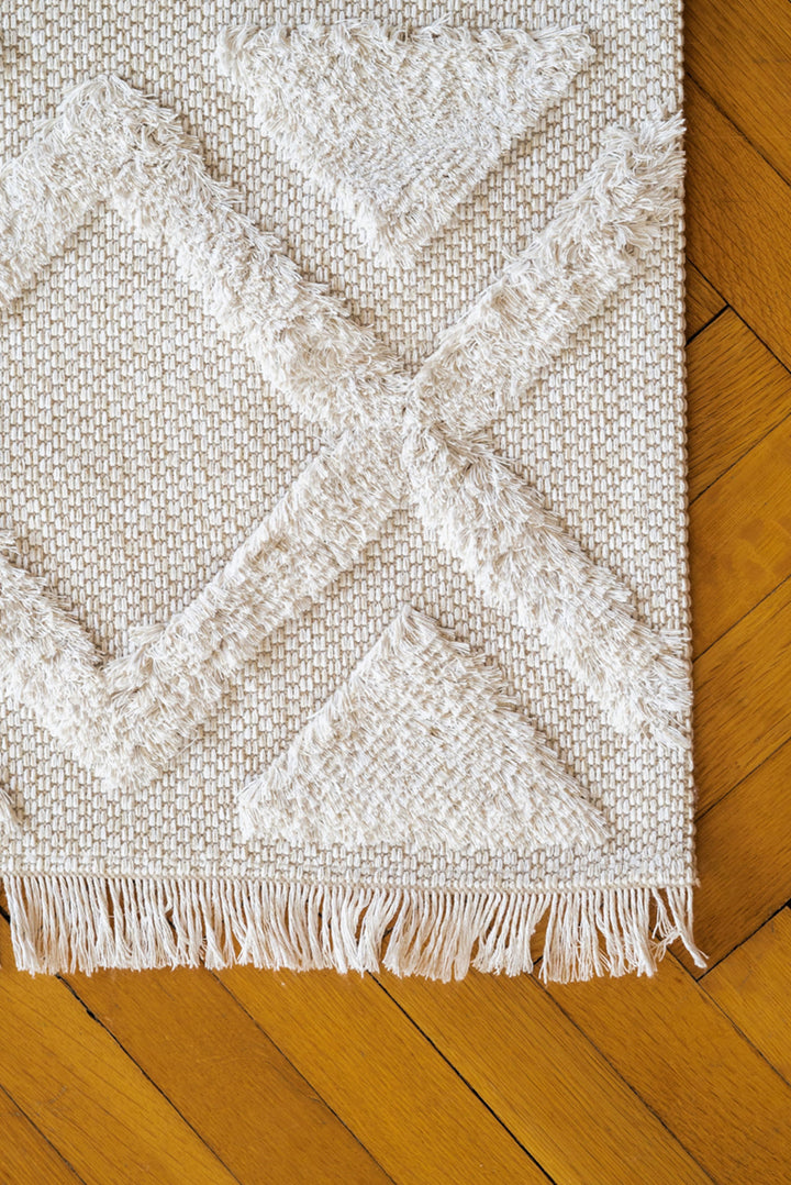 Unique Cream Rug