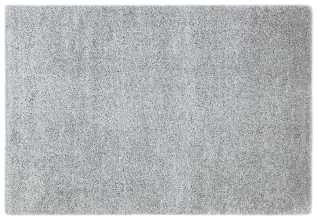 Grey Fluffy Rug