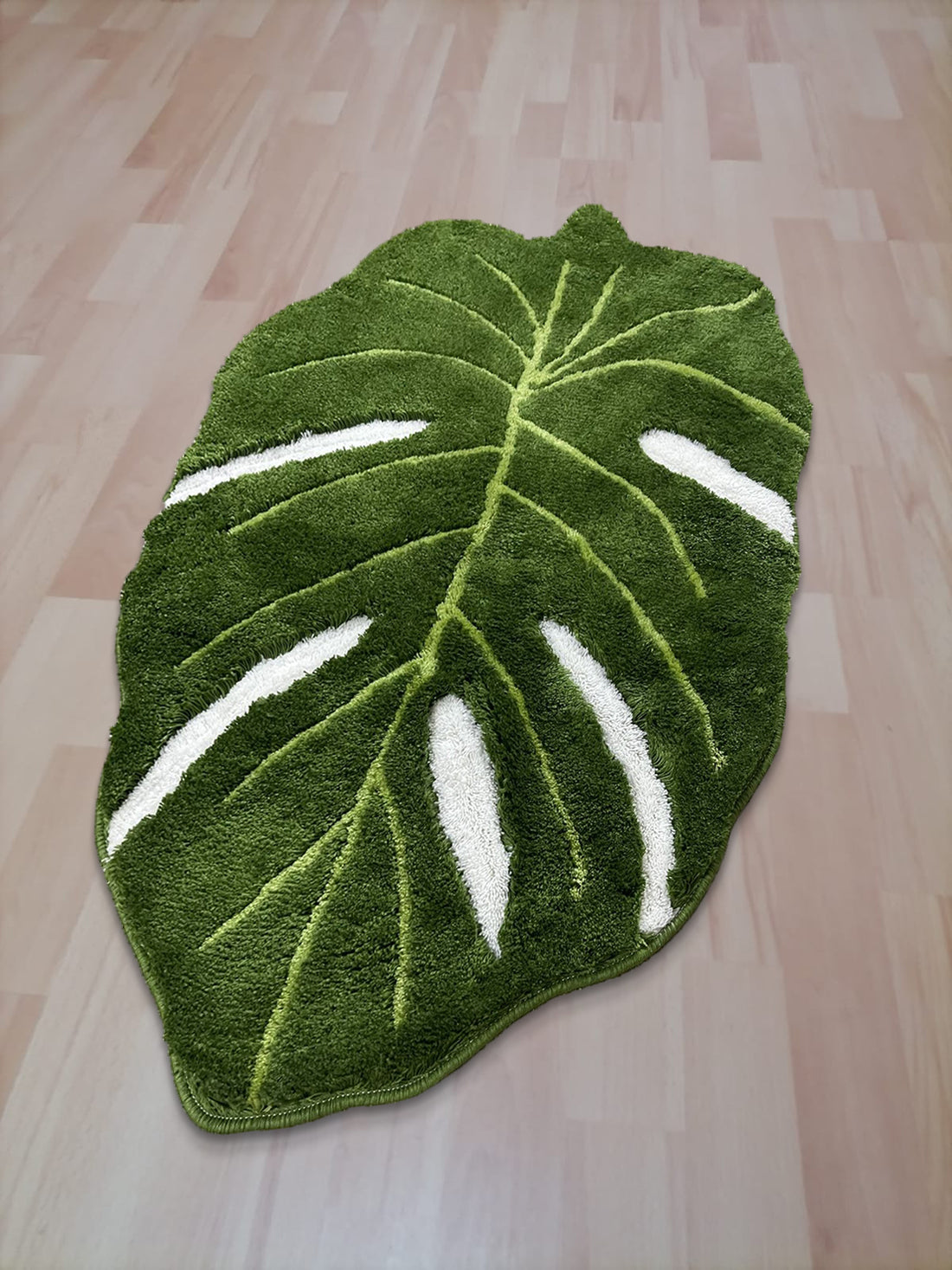 monstera rug 