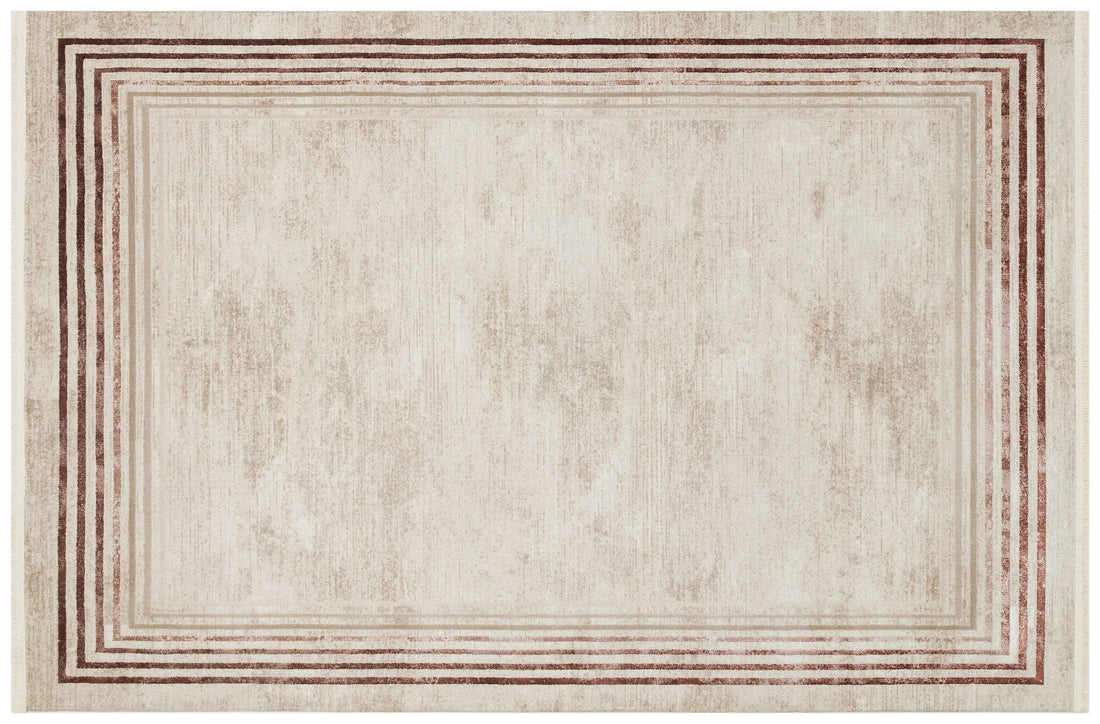 Striped Cream Rug