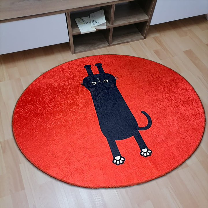 cute cat rug